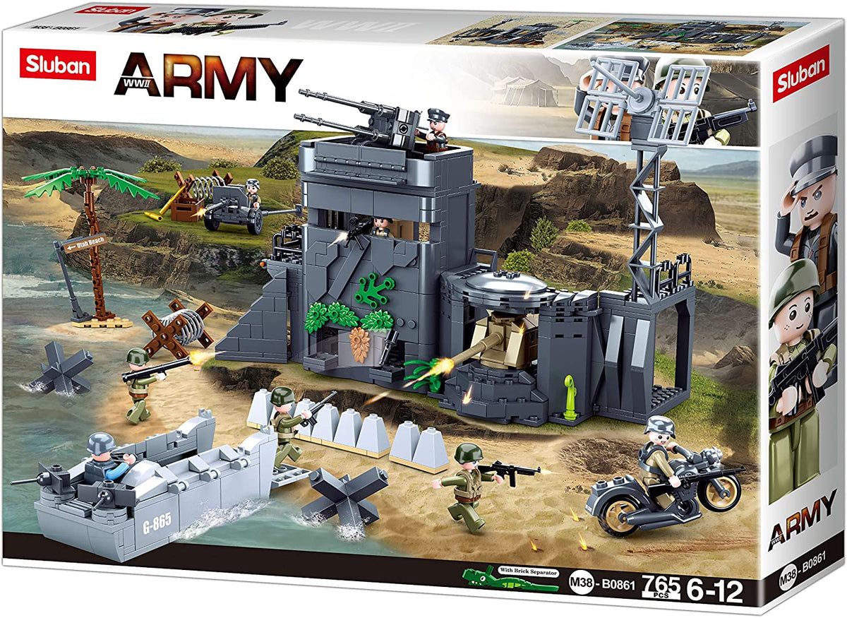 Sluban WWII D-Day Atlantic Wall Building Set – Air Zoo