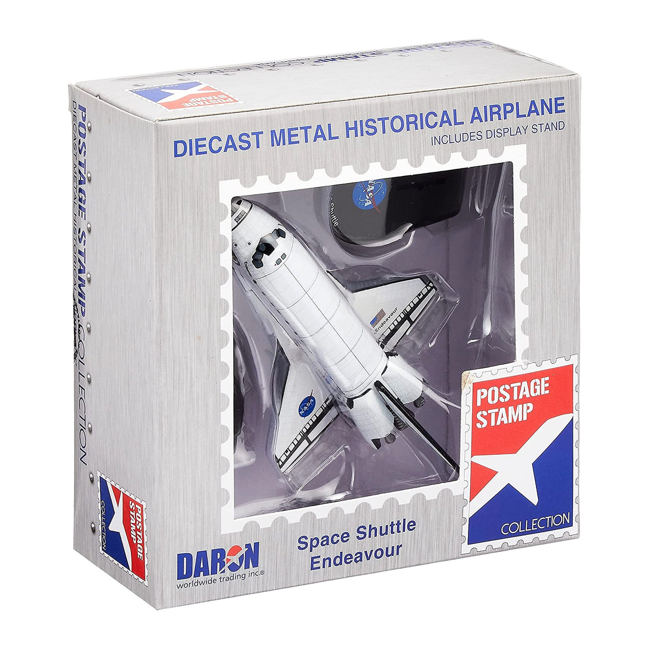 Postage Stamp Space Shuttle Endeavour Diecast Collectible