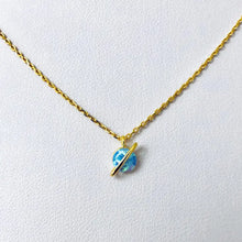 Load image into Gallery viewer, Blue Planet Necklace