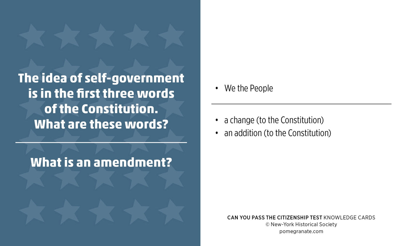 Can You Pass The Citizen Test?