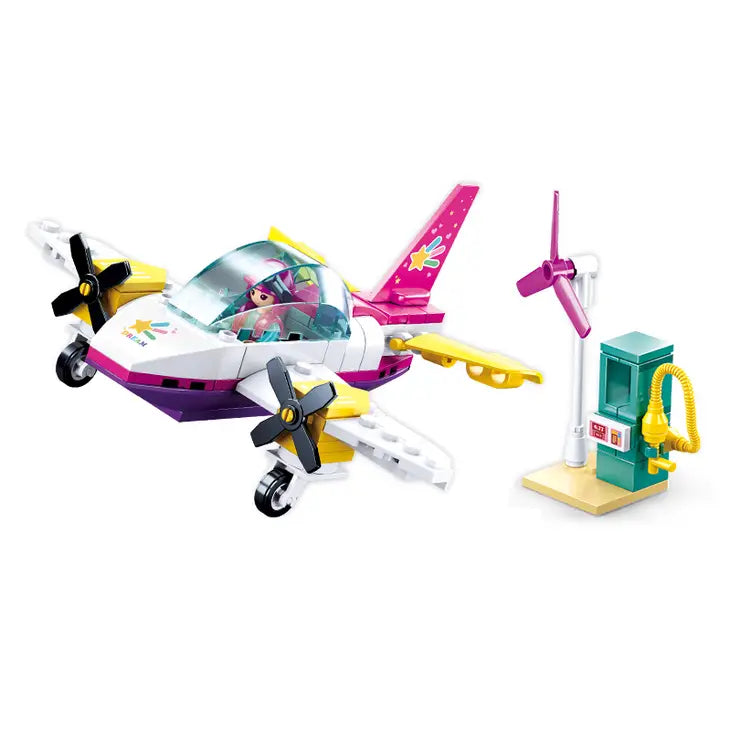 Girl's Dream Plane Building