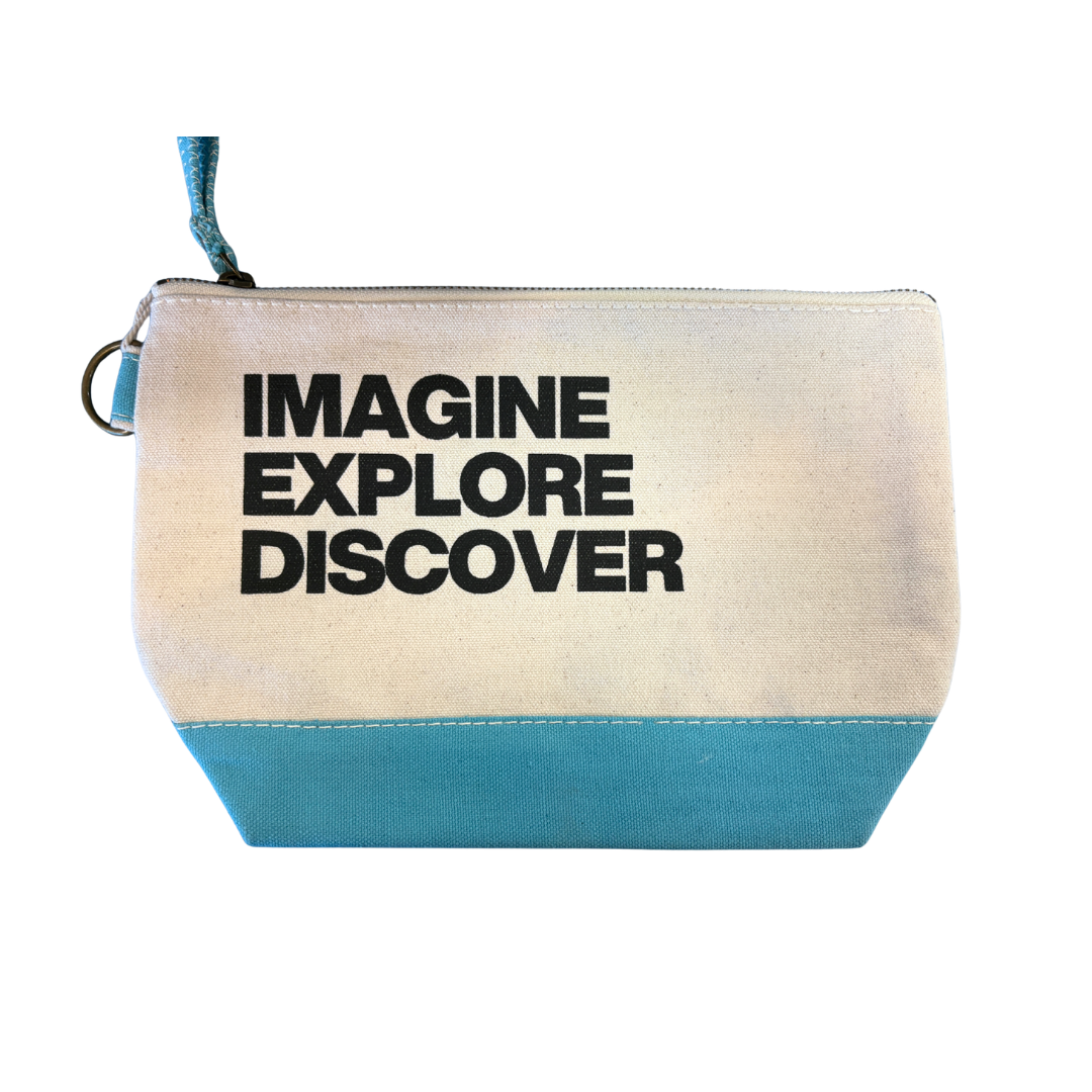 Imagine Zip Pouch- Lightblue