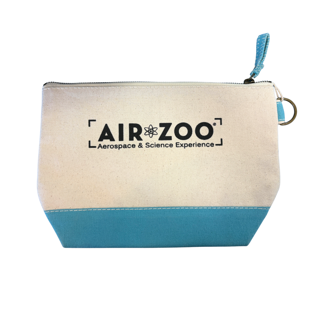 Imagine Zip Pouch- Lightblue