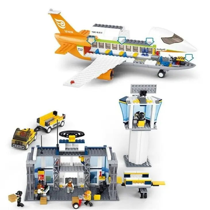 Airport Building Brick Kit