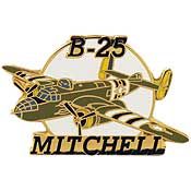 B-25 Mitchell Enamel Lapel Pin