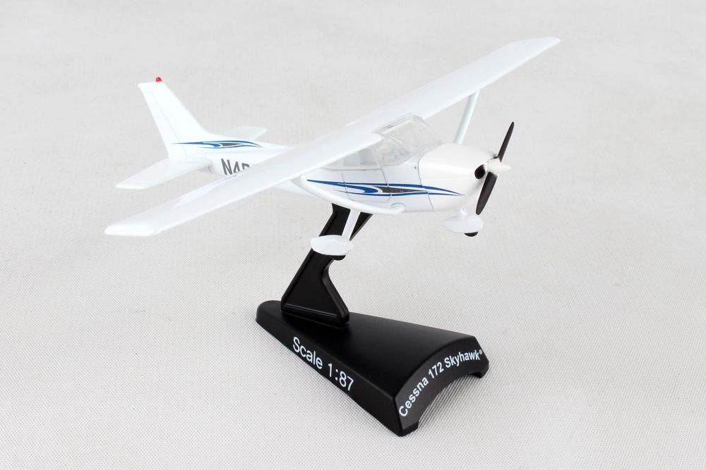 Postage Stamp Cessna 172 Skyhawk Diecast Collectible