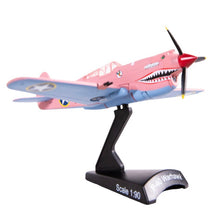 Load image into Gallery viewer, Air Zoo Pink P-40 Warhawk Diecast Collectible