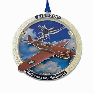 Air Zoo P-40 Warkhawk Ornament
