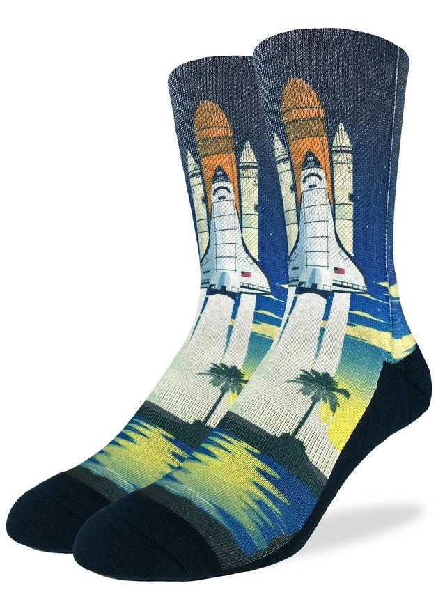Space Shuttle Launch Socks