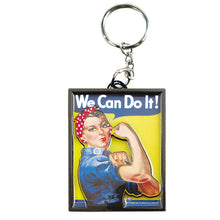 Load image into Gallery viewer, Rosie the Riveter 2D Keychain