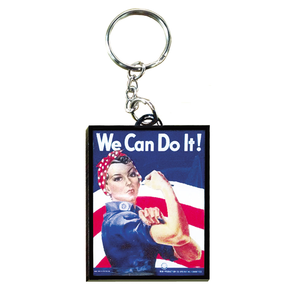 Rosie the Riveter 2D Keychain