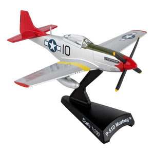Postage Stamp P-51 Tuskegee Mustang Diecast Collectible