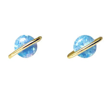 Load image into Gallery viewer, Blue Planet Earrings