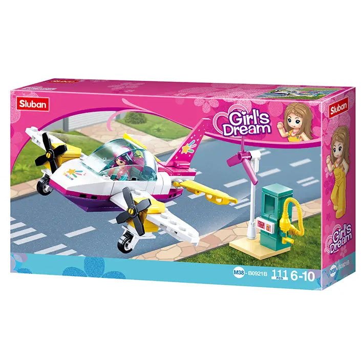 Girl's Dream Plane Building