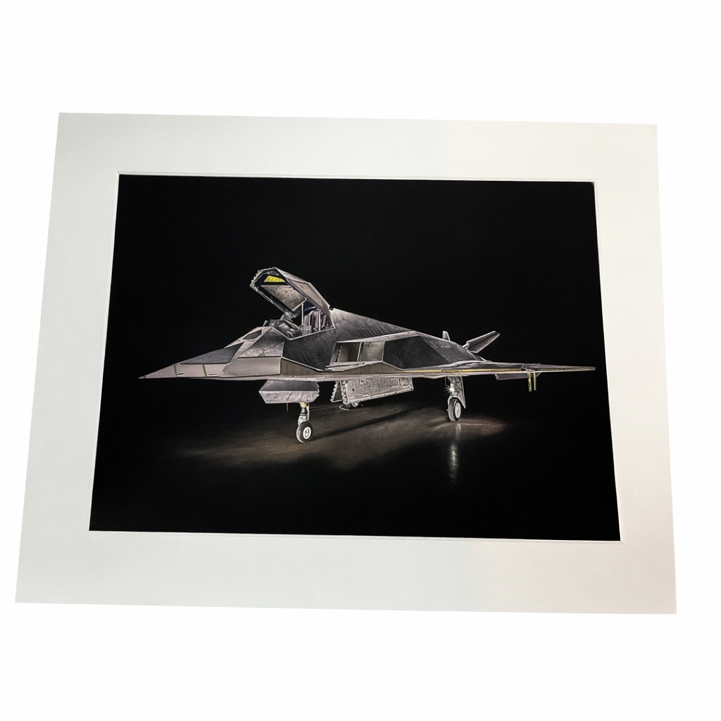 F-117 Matted Print