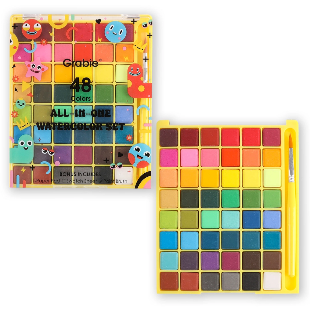 All-In-One Watercolor Set 48