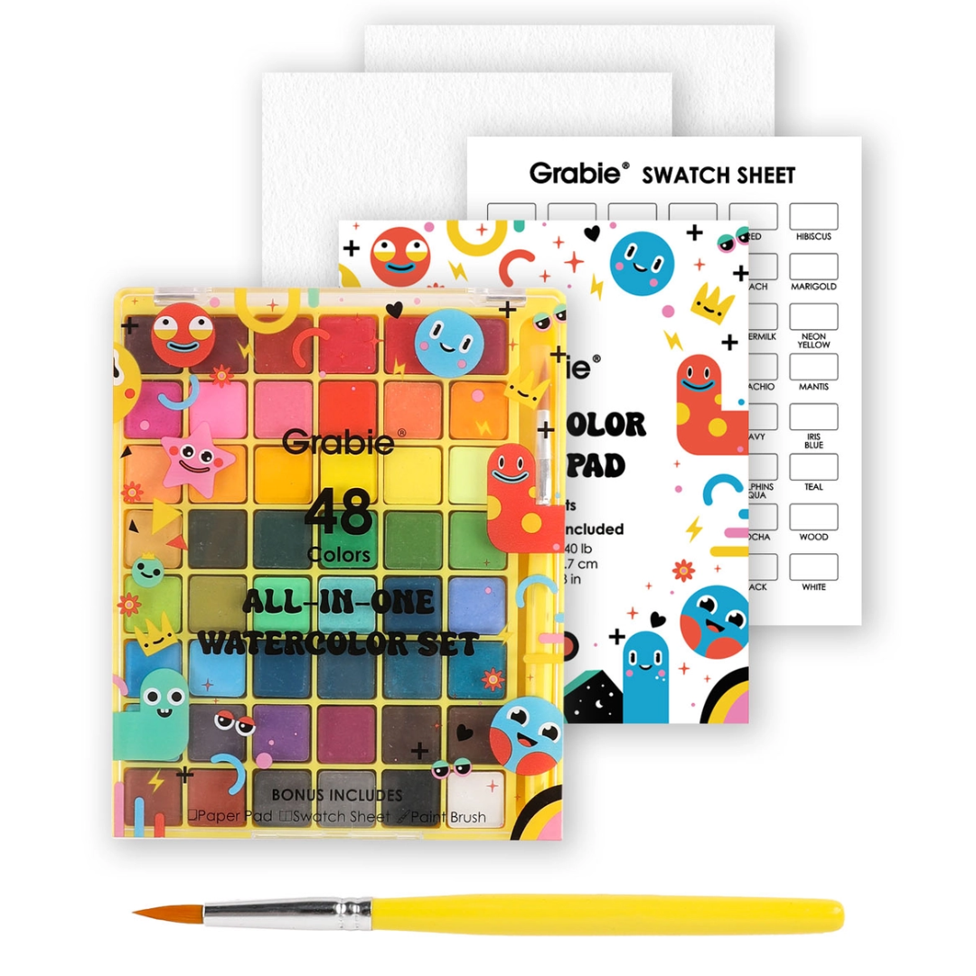All-In-One Watercolor Set 48