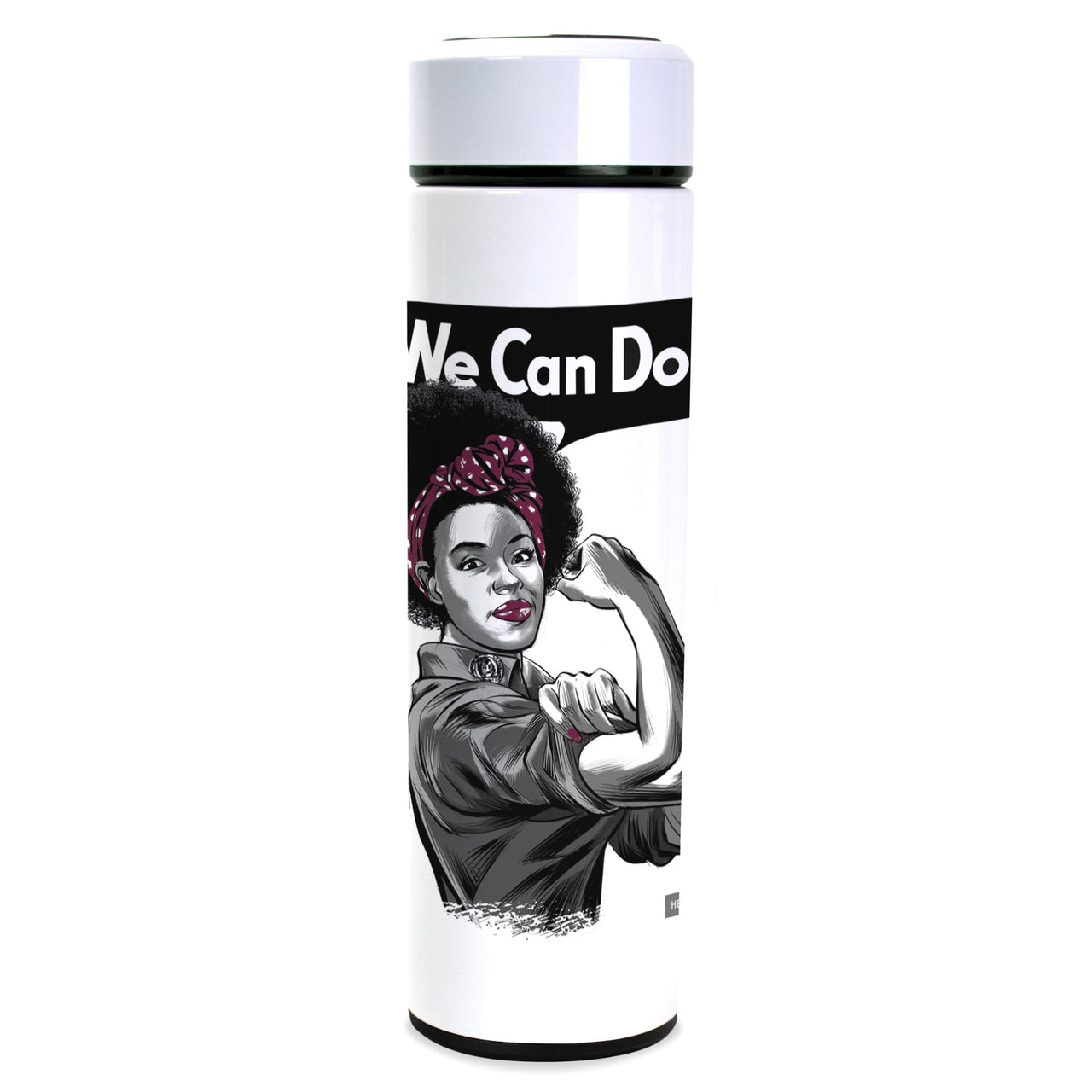 African American Rosie the Riveter Water Bottle