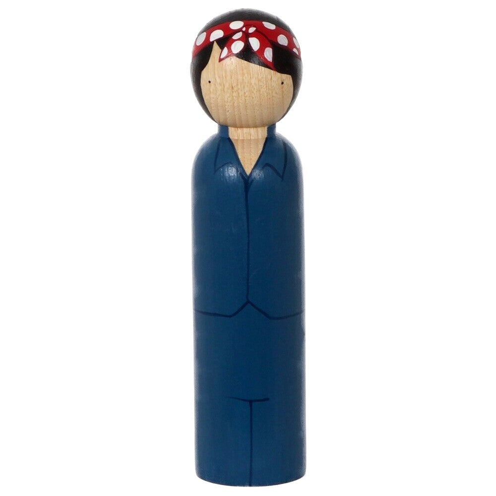 Rosie the Riveter Peg Doll