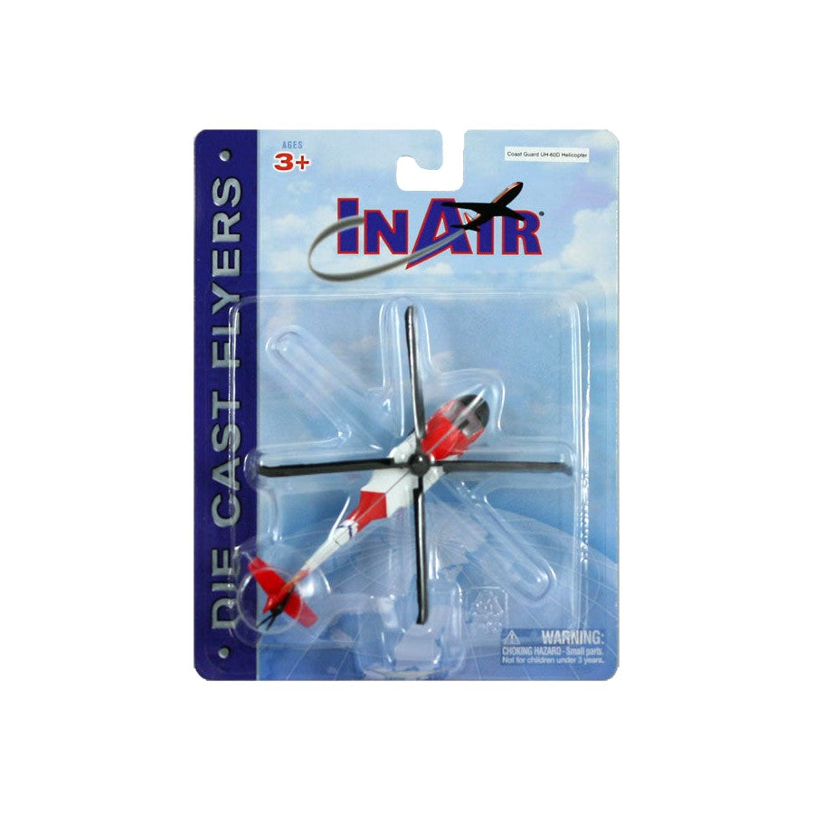 InAir Diecast Coast Guard Helicopter