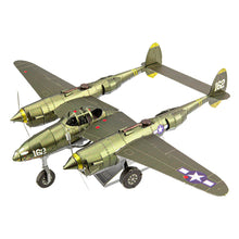 Load image into Gallery viewer, Metal Earth - P-38 Lightning Scale Model
