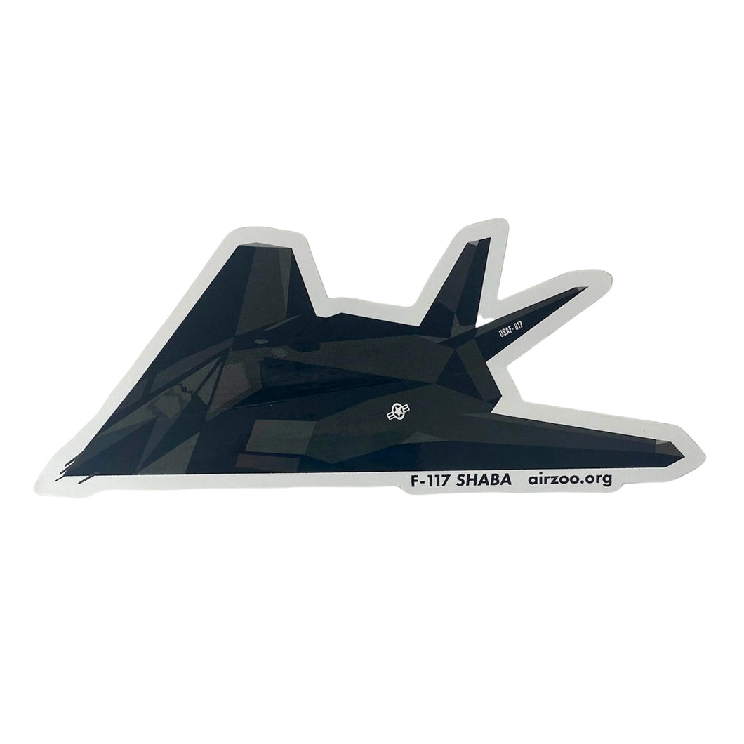 Shaba F-117 Nighthawk Sticker – Air Zoo