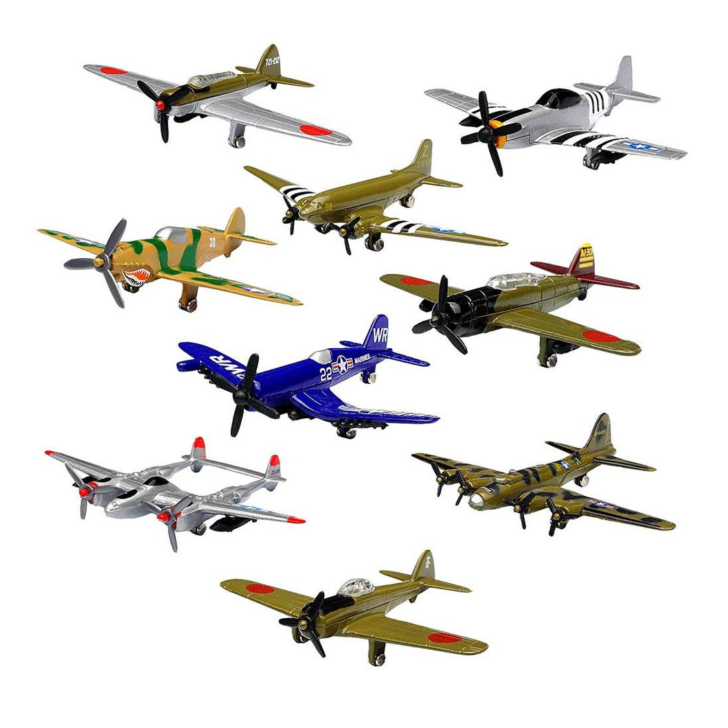 WWII Aircraft - 9 Piece Assortment