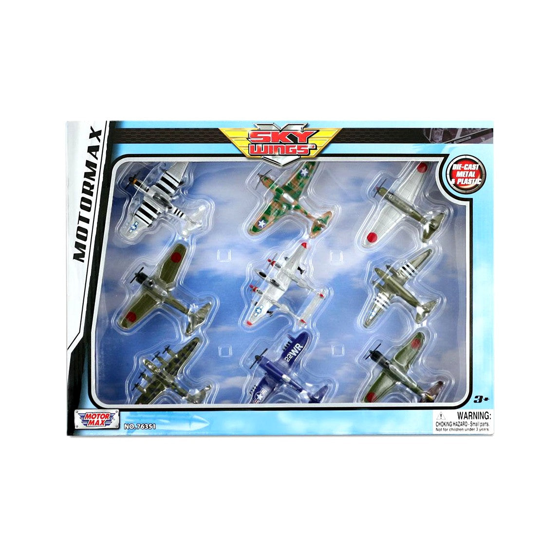 WWII Aircraft - 9 Piece Assortment