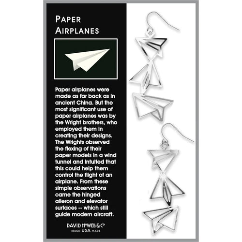 Paper Airplanes Earrings