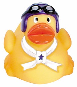 Aviator Pilot Rubber Duckie