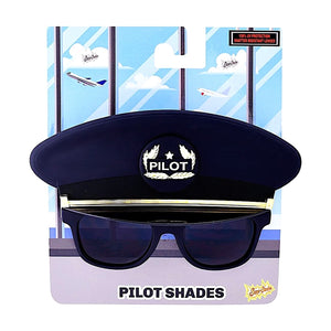 Pilot Cap Sun-Staches Shades