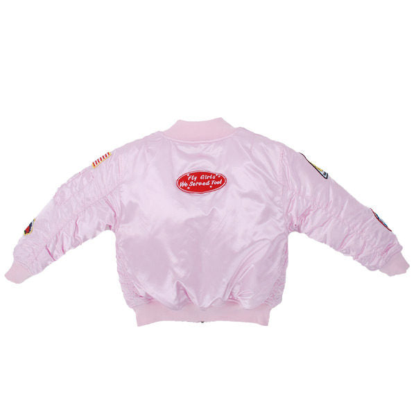 MA-1 Pink Flight Jacket (youth)