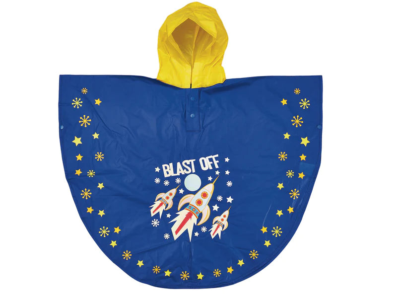 Color Changing Space Rocket Poncho