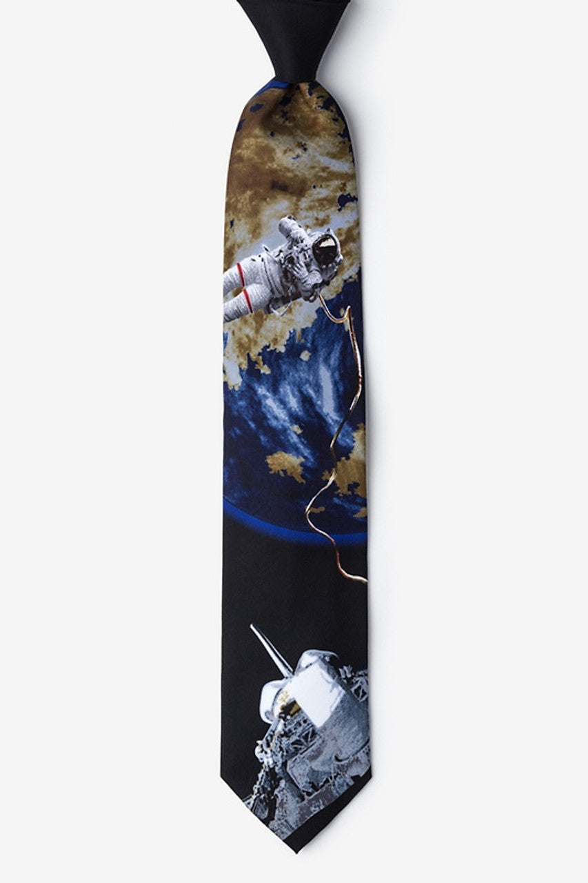 Space Walk Microfiber Neck Tie